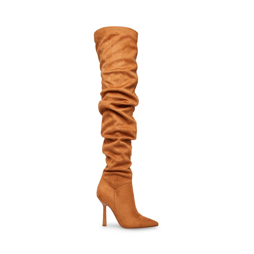 Botas Hasta La Rodilla Steve Madden Cynthia Mujer Marrones | ES GH36S2